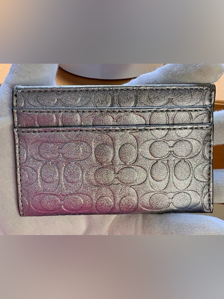 Coach Metallic CardholderWallet